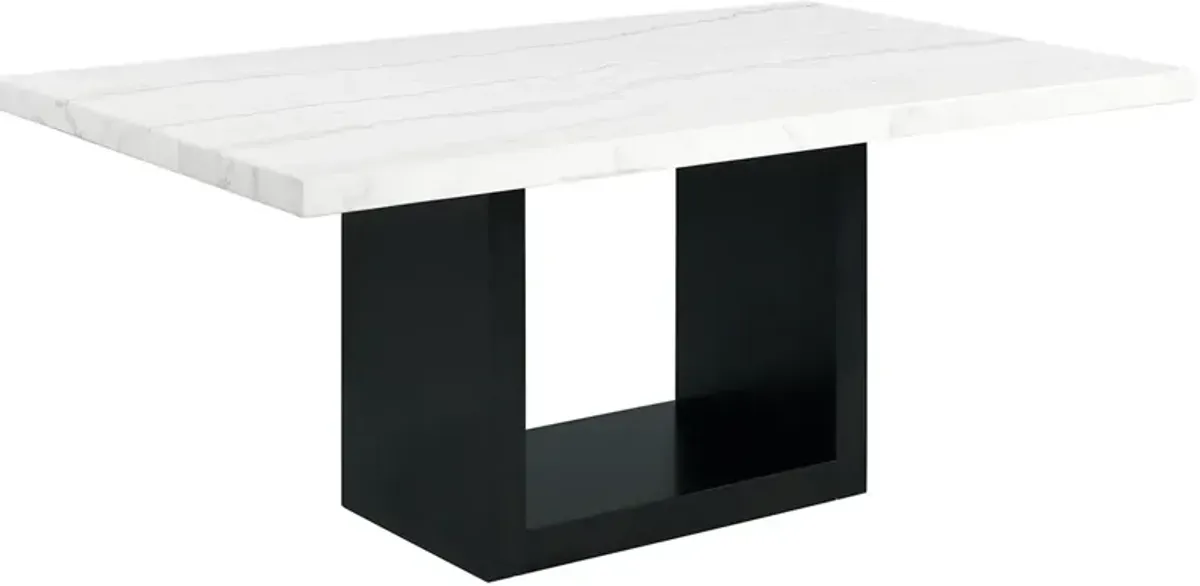 Cosmopolitan White Marble Dining Table