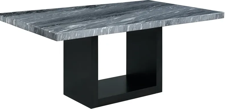 Cosmopolitan Gray Marble Dining Table