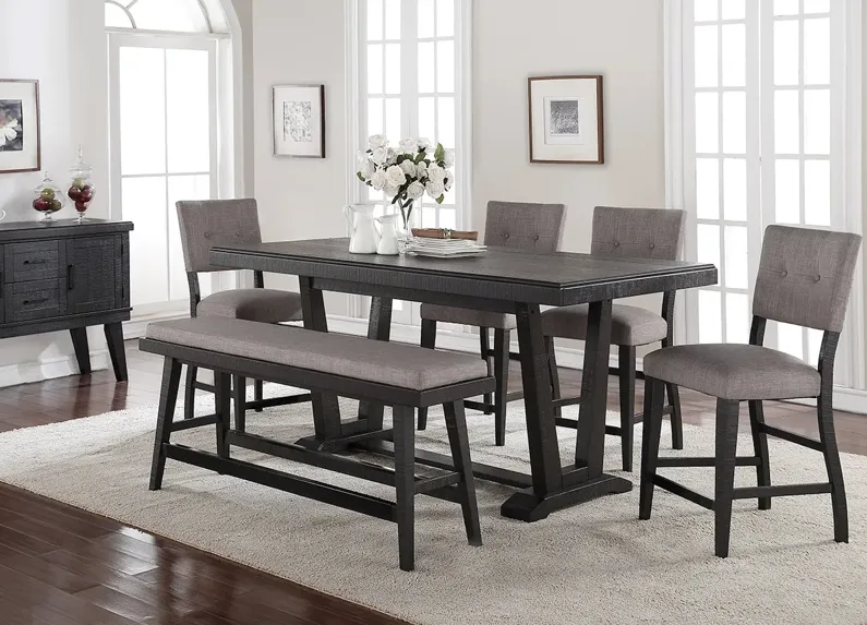 Mallory 6 Pc. Counter Height Dinette