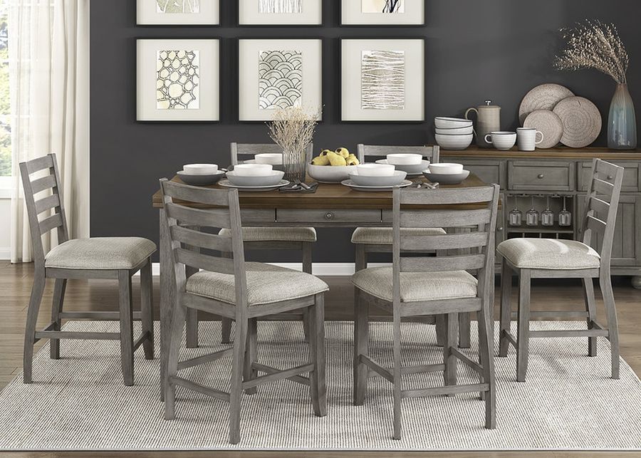 Stafford Gray 7 Pc. Counter Height Dinette