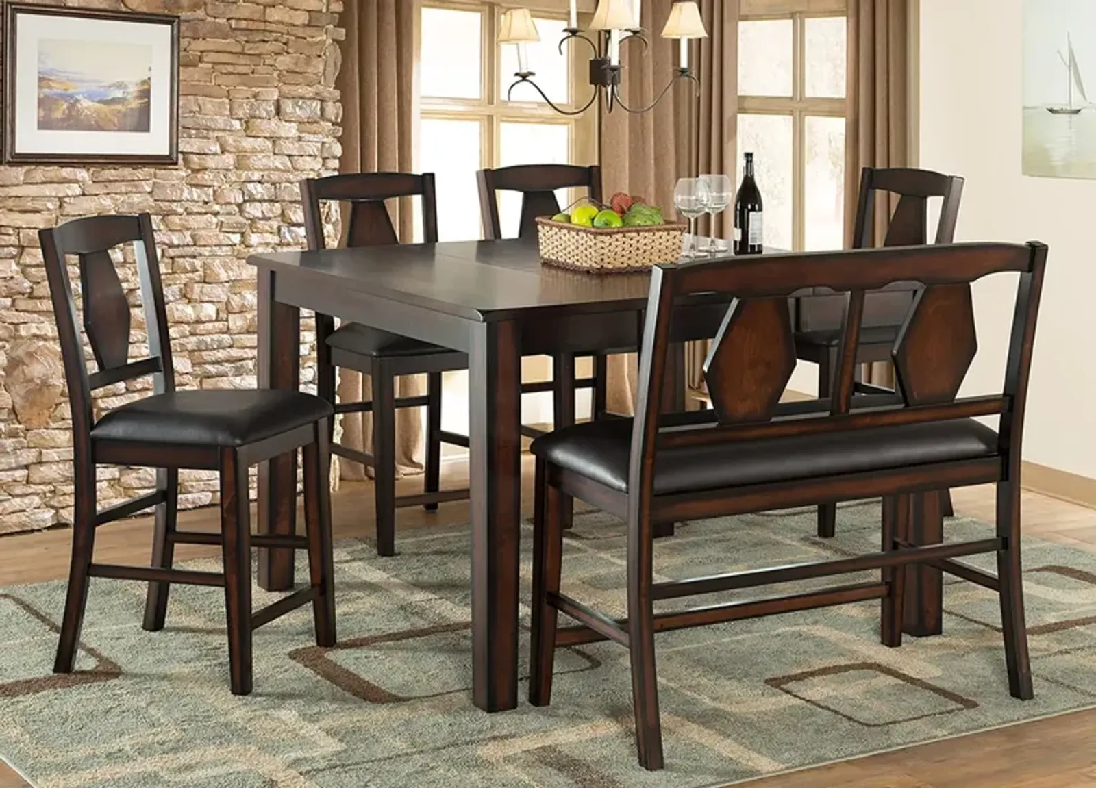 Tuscany 5 Pc. Counter Height Dinette