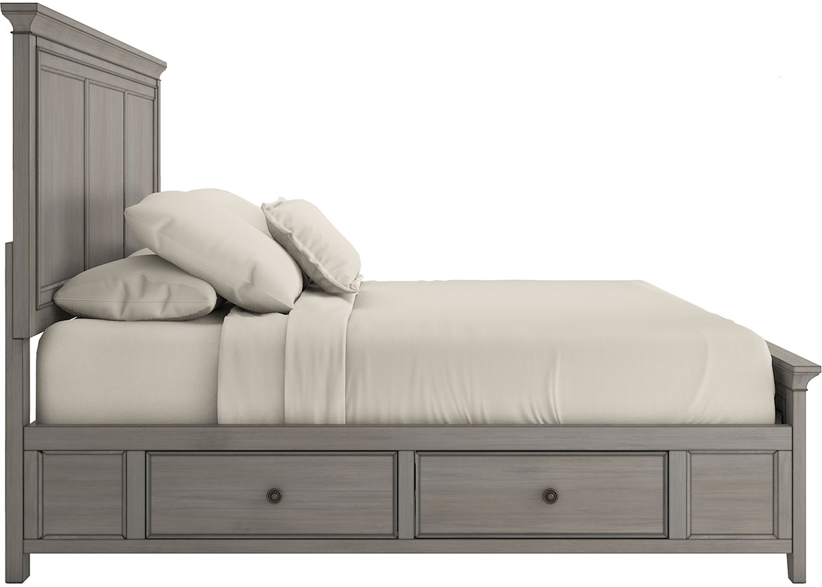 Westridge Gray Queen Storage Bed