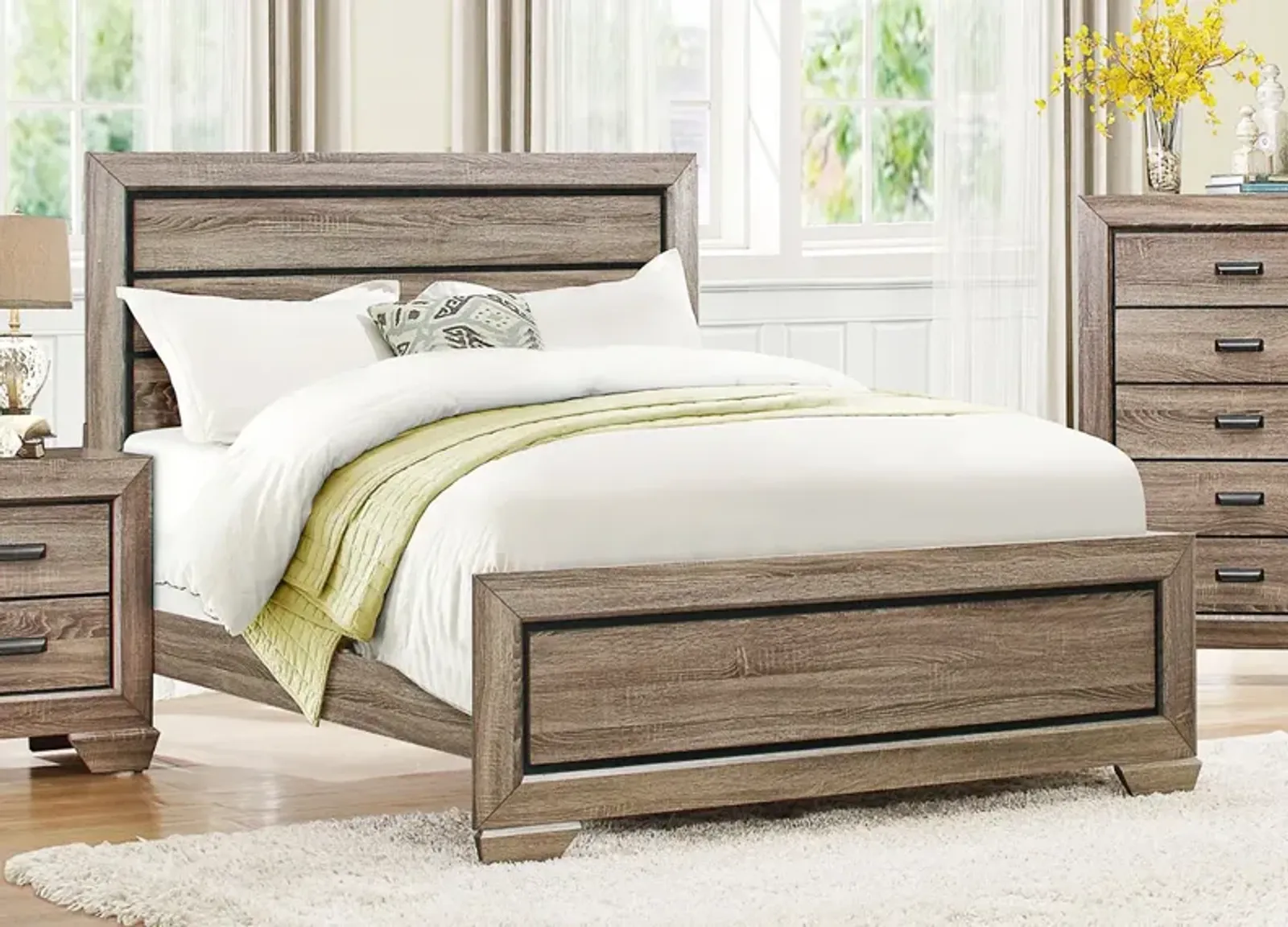 Alden Elm Queen Bed