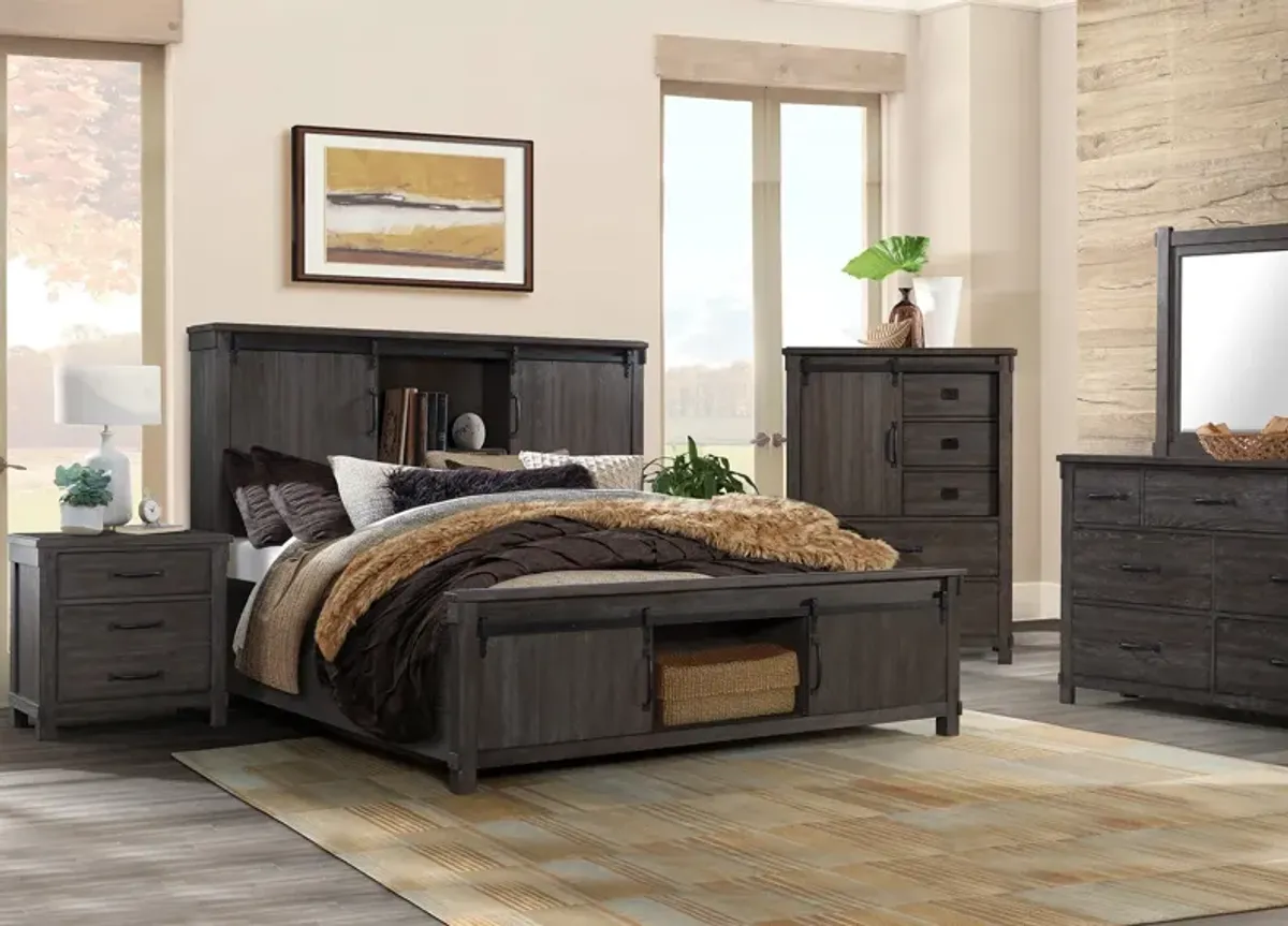 Mesa Brown 7 Pc. Queen Storage Bedroom