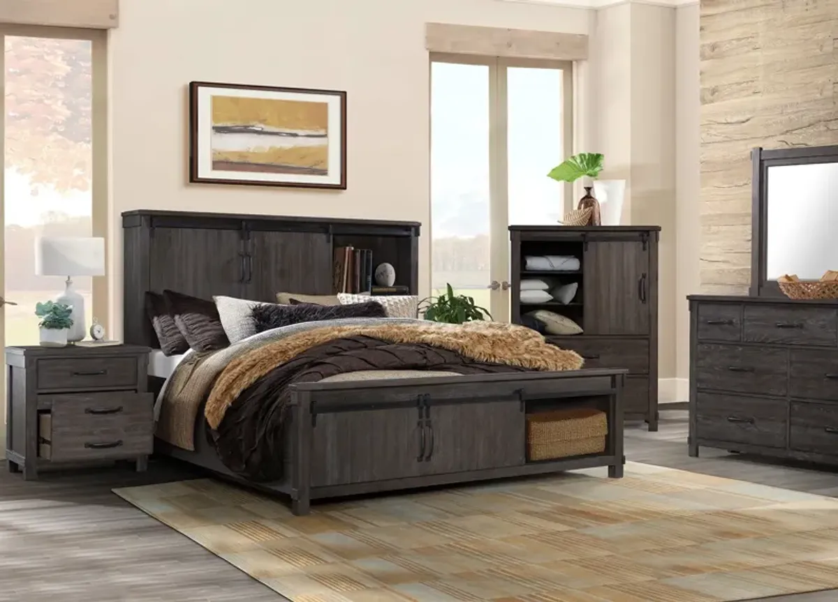 Mesa Brown 7 Pc. Queen Storage Bedroom