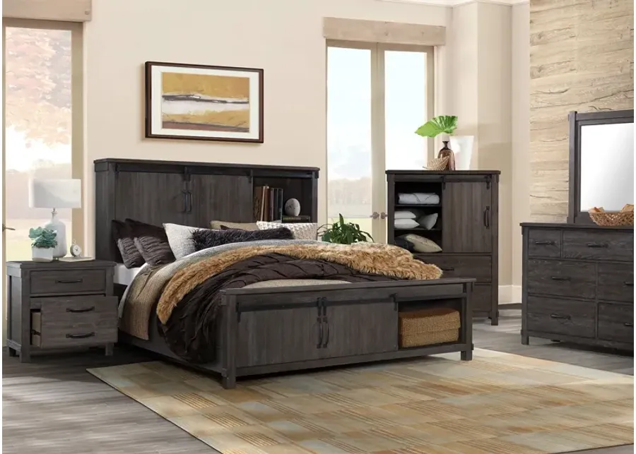 Mesa Brown 5 Pc. Queen Storage Bedroom