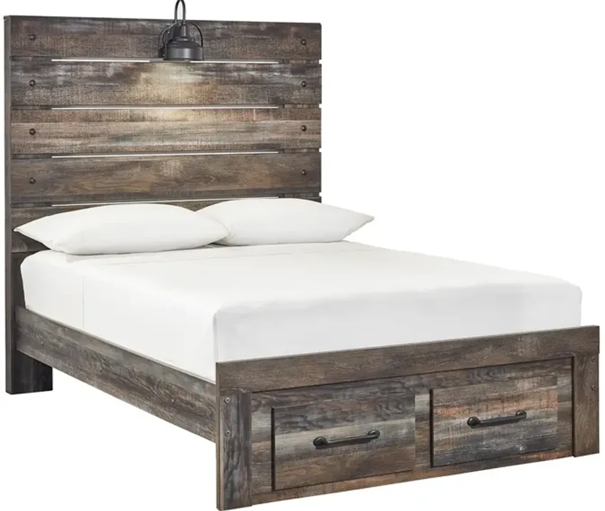 Denver Gray Full Storage Bed