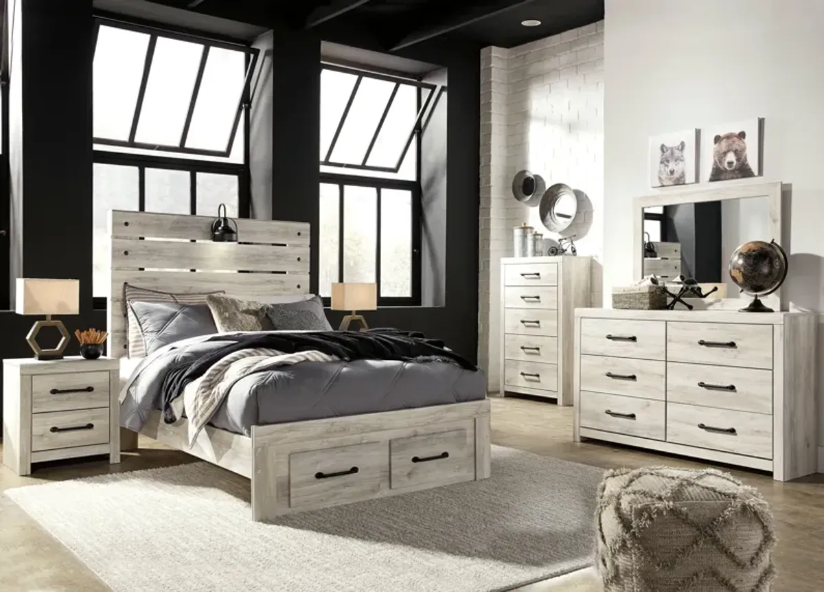 Denver White 7 Pc. Full Storage Bedroom