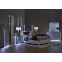 Lumina White 8 Pc. Queen Bedroom