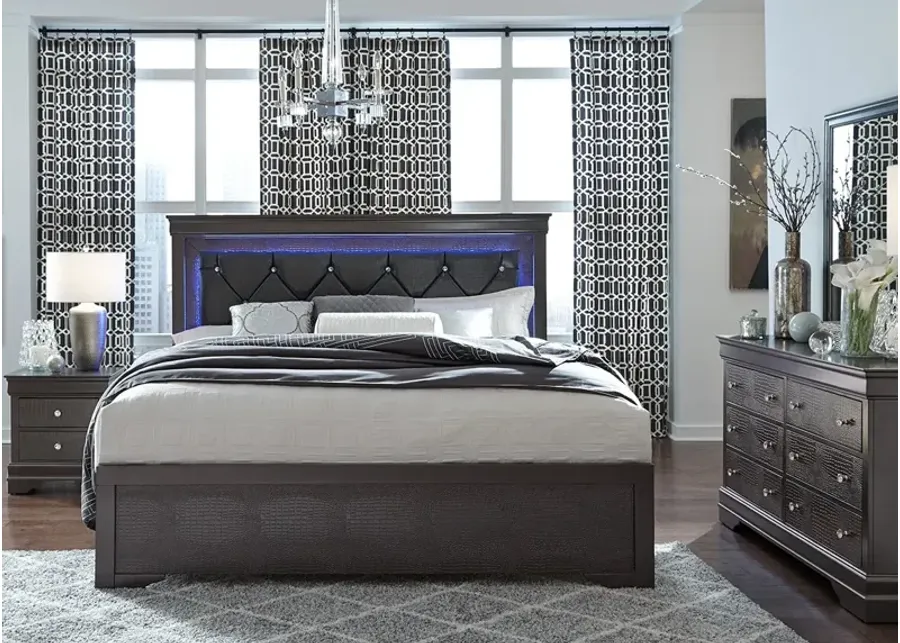 Lombardy Gray 7 Pc. King Bedroom