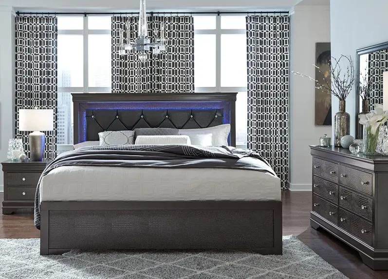 Lombardy Gray 8 Pc. King Bedroom