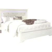 Lombardy White Queen Bed