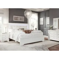 Lombardy White 7 Pc. Full Bedroom
