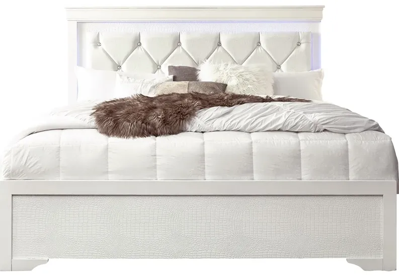 Lombardy White 8 Pc. Queen Bedroom