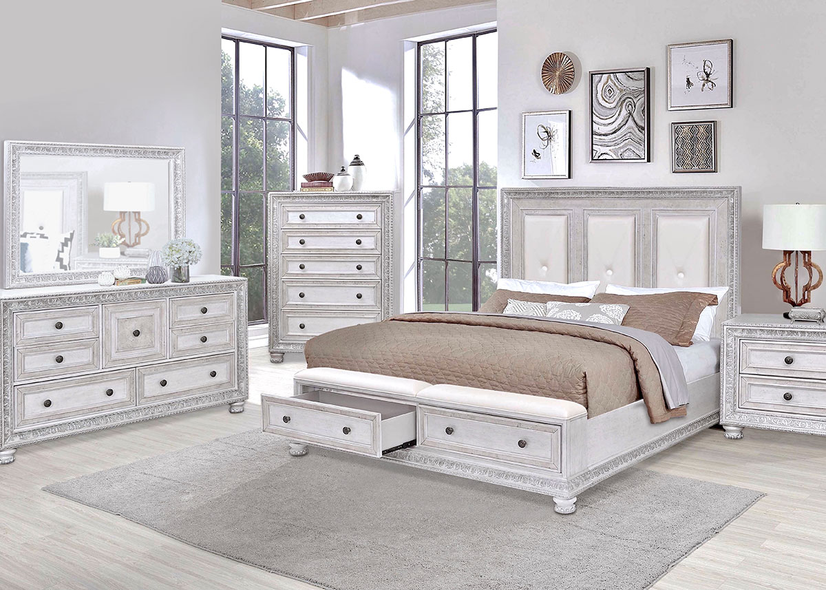 Geneva King Storage Bed