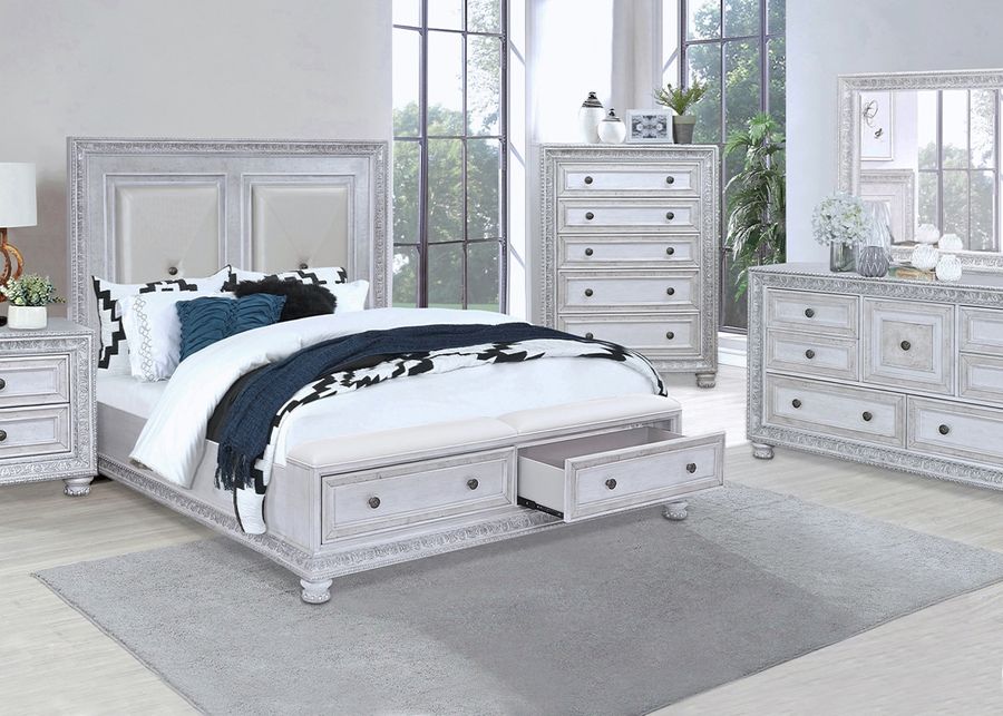 Geneva 5 Pc. Queen Storage Bedroom