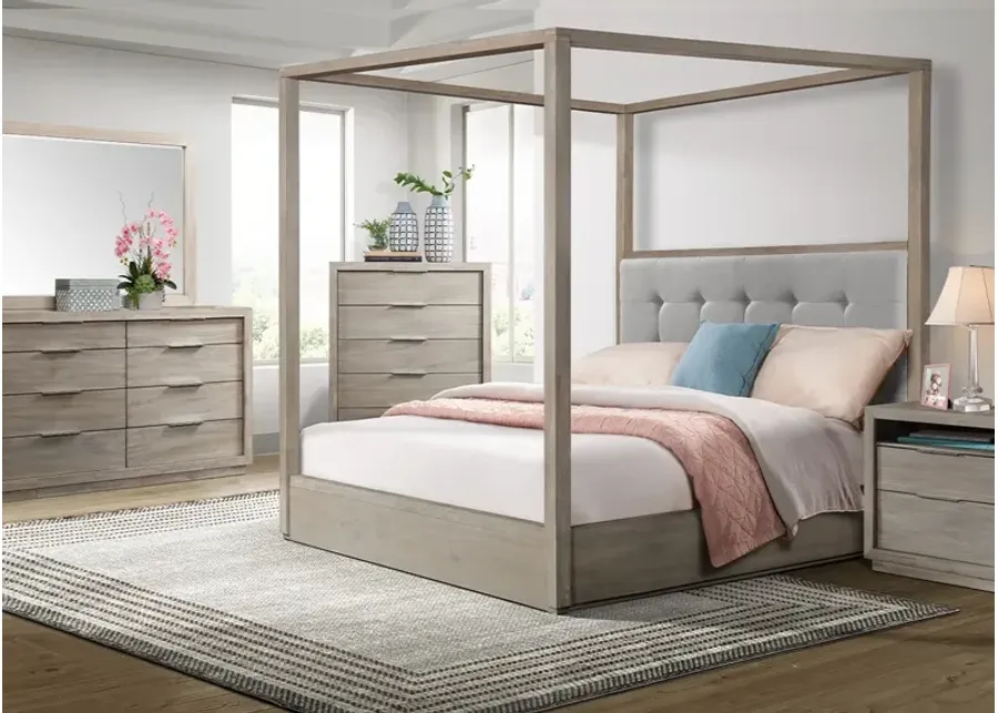 Sophie 5 Pc. King Canopy Bedroom