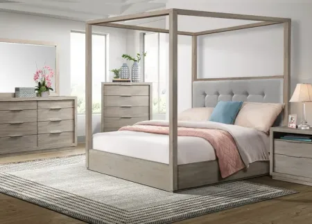 Sophie 7 Pc. King Canopy Bedroom