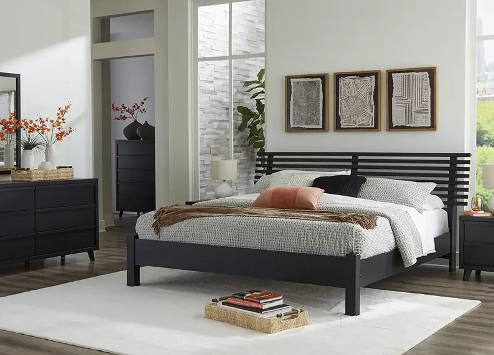 Dylan Black 7 Pc. Queen Bedroom