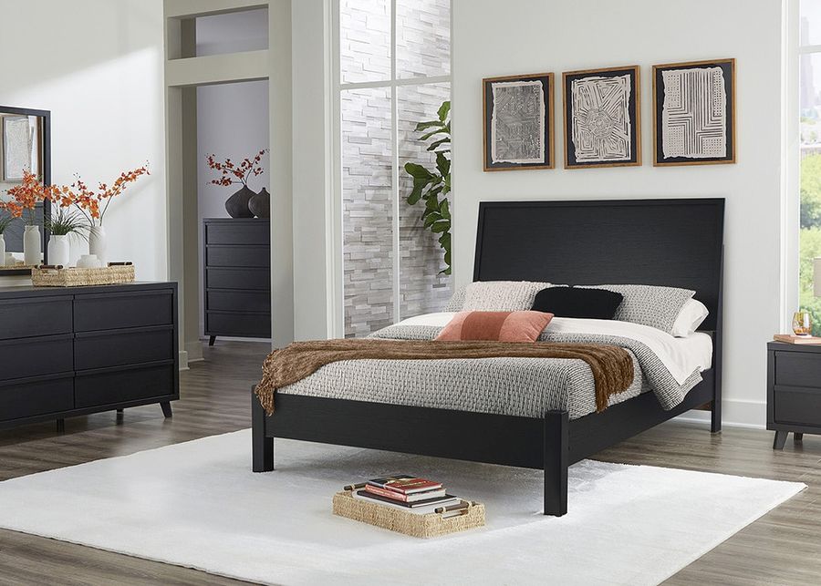 Dylan Black Panel 5 Pc. Queen Bedroom