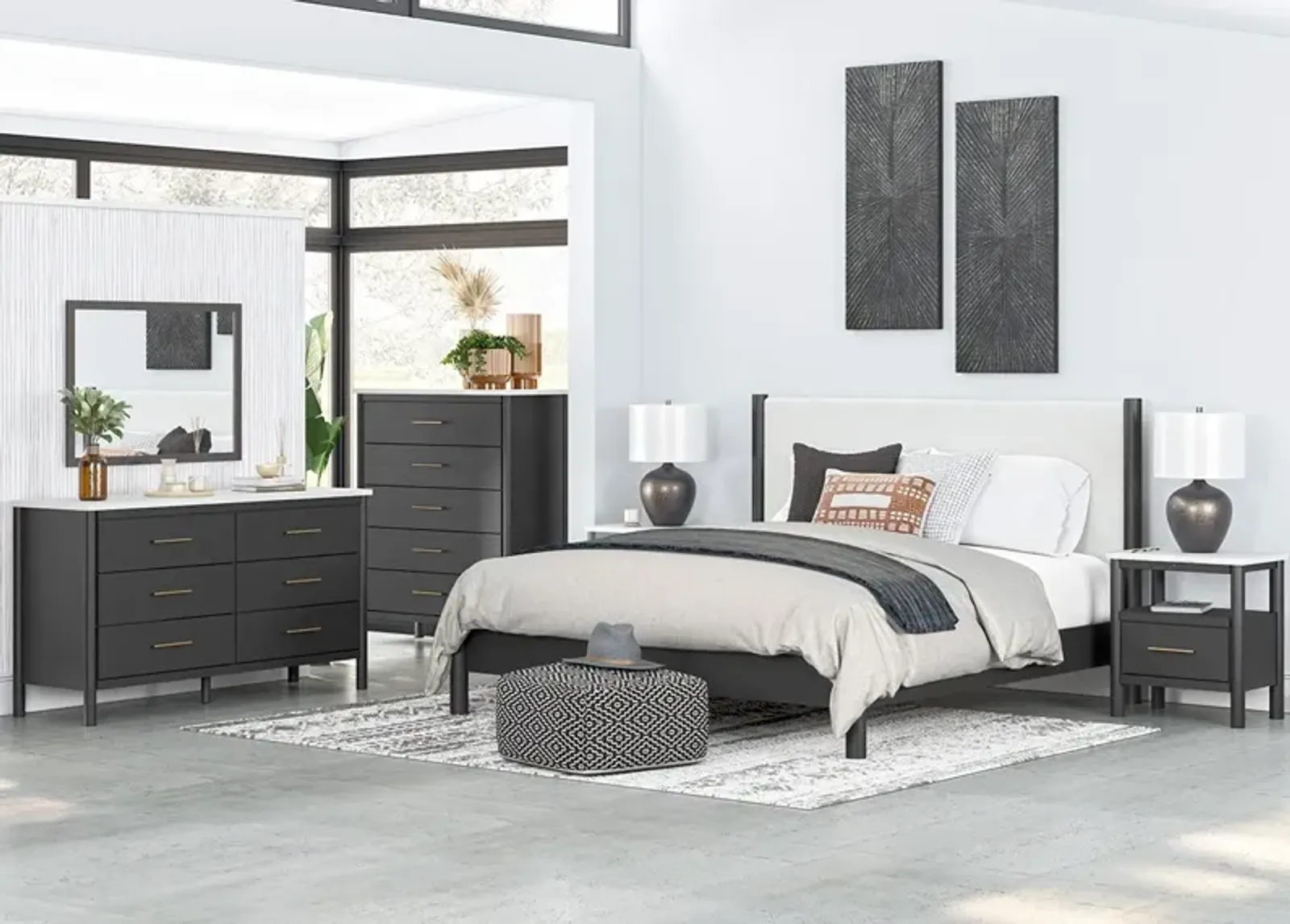 Bodhi Black 5 Pc. Queen Bedroom