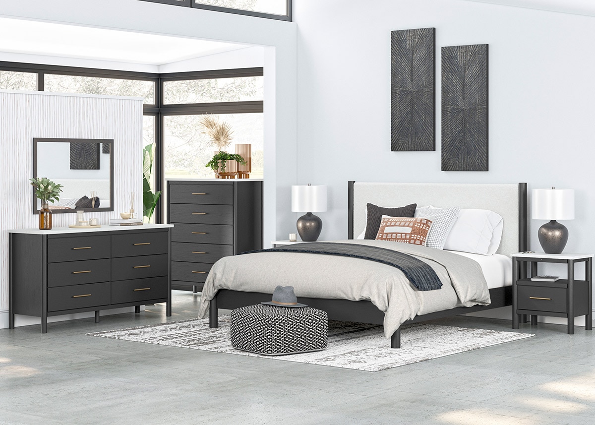 Bodhi Black 5 Pc. Queen Bedroom