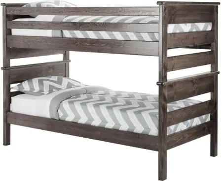 Catalina Gray Twin/Twin Bunk Bed