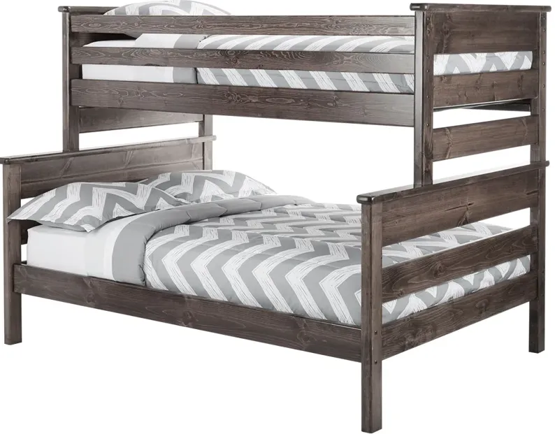 Catalina Gray Twin/Full Bunk Bed