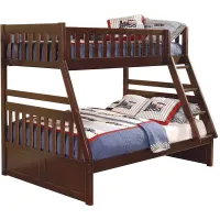 Kid's Space Cherry Twin/Full Bunk Bed