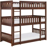 Kid's Space Cherry Triple Bunk Bed