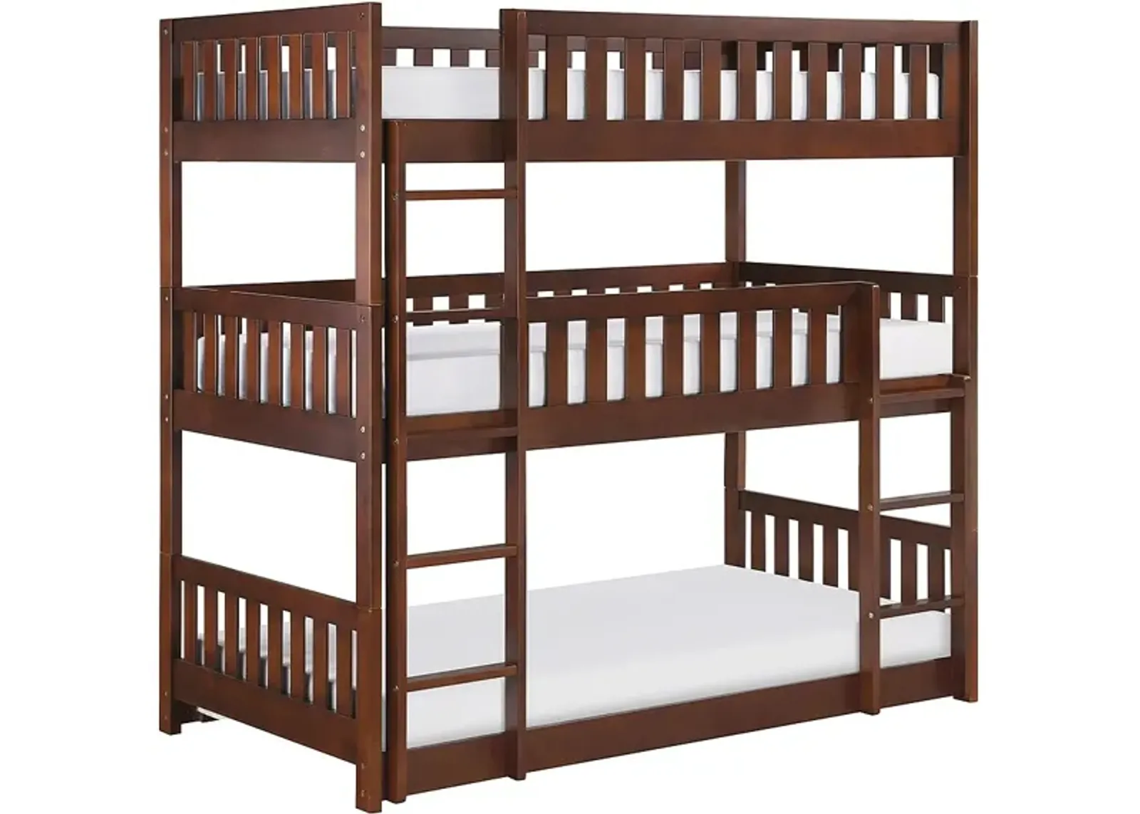 Kid's Space Cherry Triple Bunk Bed