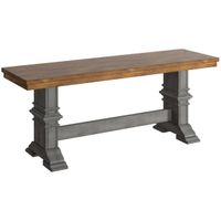 Lakewood Gray Dining Bench
