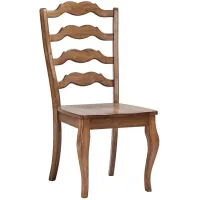 Lakewood Oak Ladder Back Side Chair