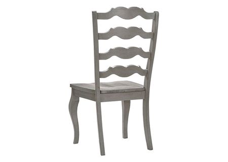Lakewood Gray Ladder Back Side Chair