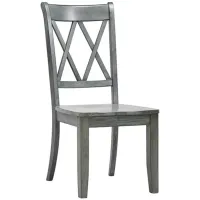 Lakewood Sage Double X Back Side Chair