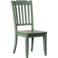 Lakewood Sage Spindle Back Side Chair