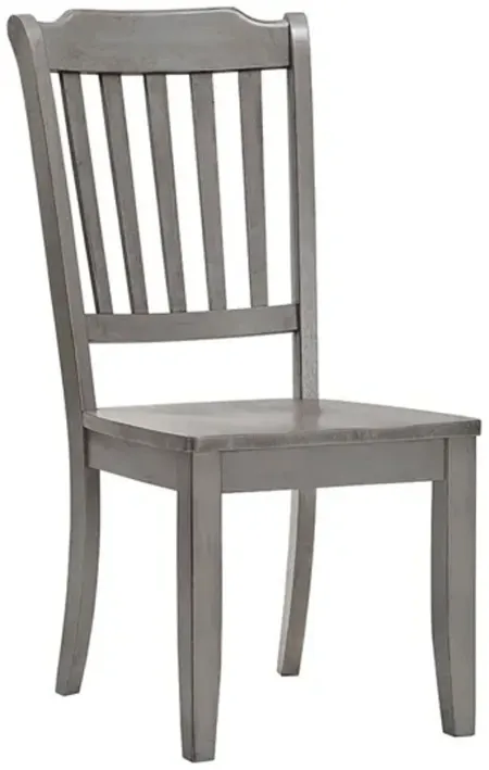 Lakewood Gray Spindle Back Side Chair