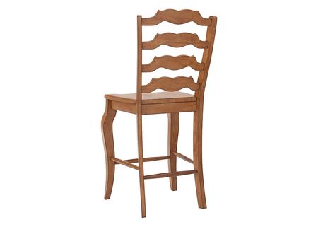 Lakewood Oak Ladder Back Counter Chair