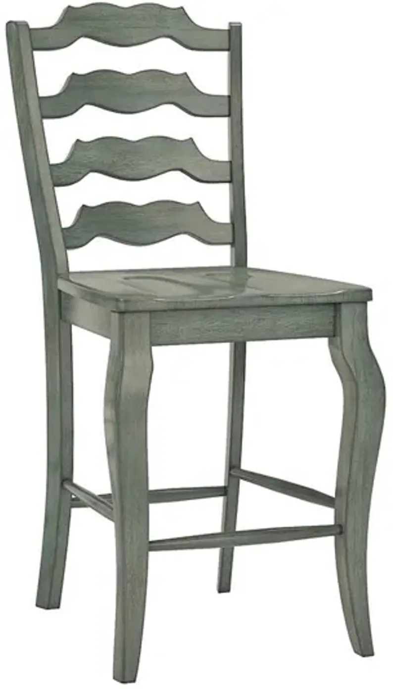 Lakewood Sage Ladder Back Counter Chair