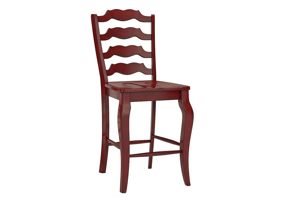 Lakewood Berry Ladder Back Counter Chair