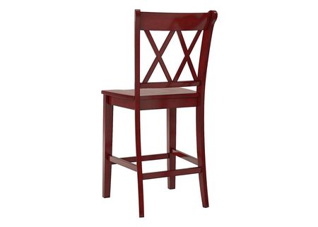 Lakewood Berry Double X Back Counter Chair