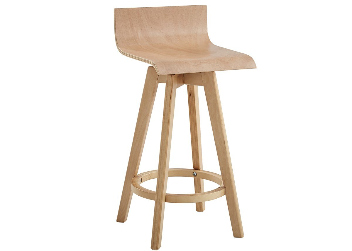 Ludwig Natural Brown Counter Height Chair