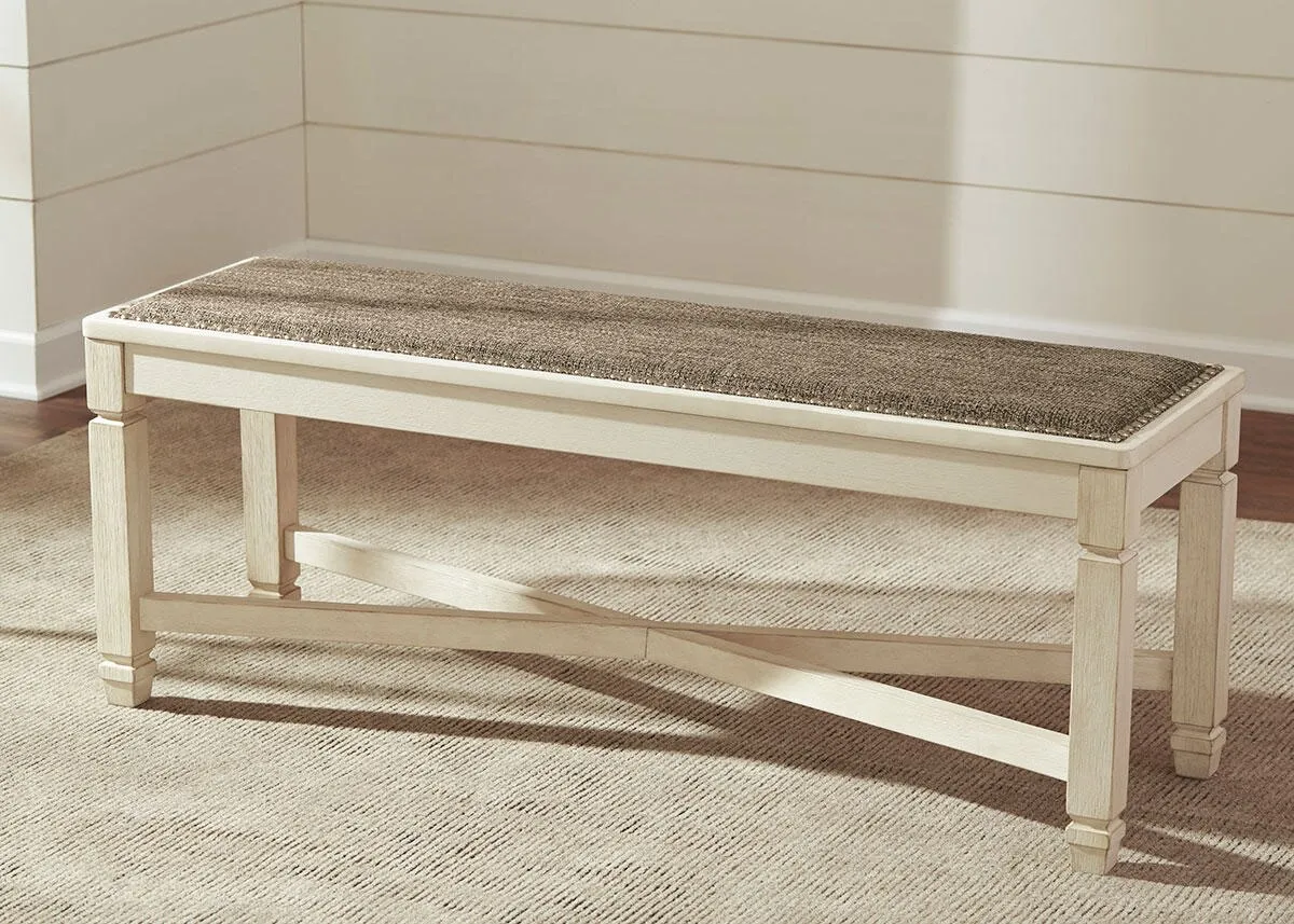 Fontana White Bench