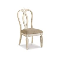 Westbrook White Ribbon Back Side Chair