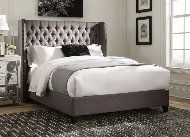 Benicia Gray King Bed