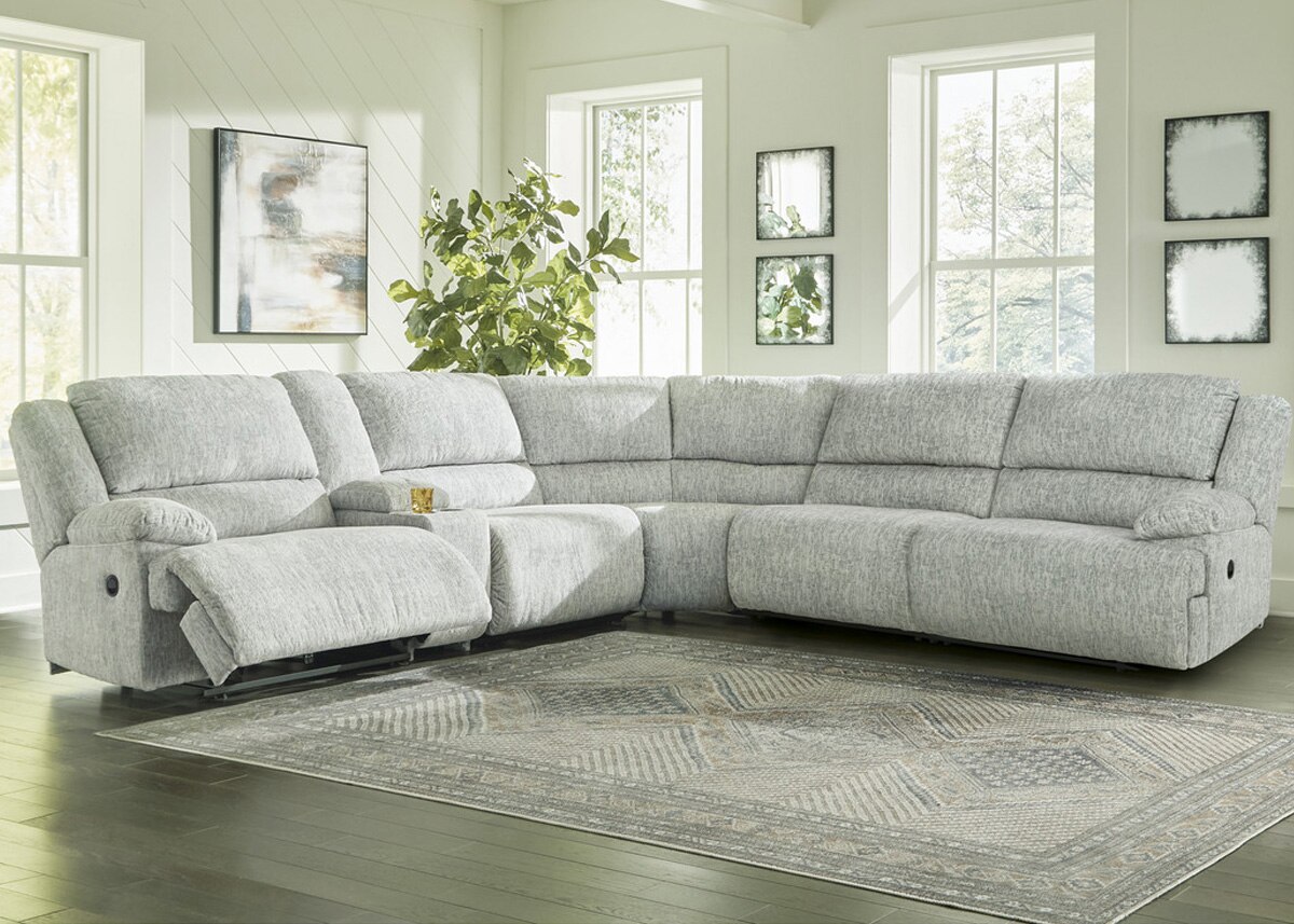 Tamiel 6 Pc. Reclining Sectional W/ Two Armless Chairs