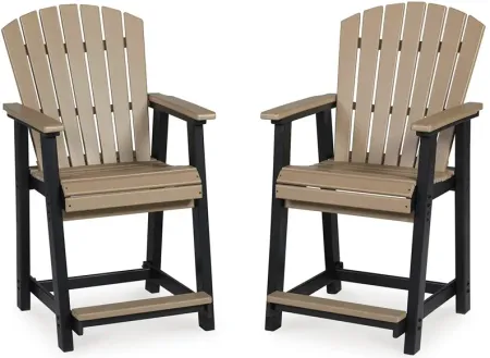 Set of 2 Yellowstone Outdoor Counter Height Chairs