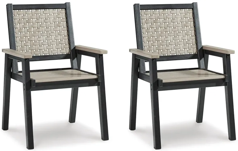 Set of 2 Shawnee Outdoor Dining Chairs