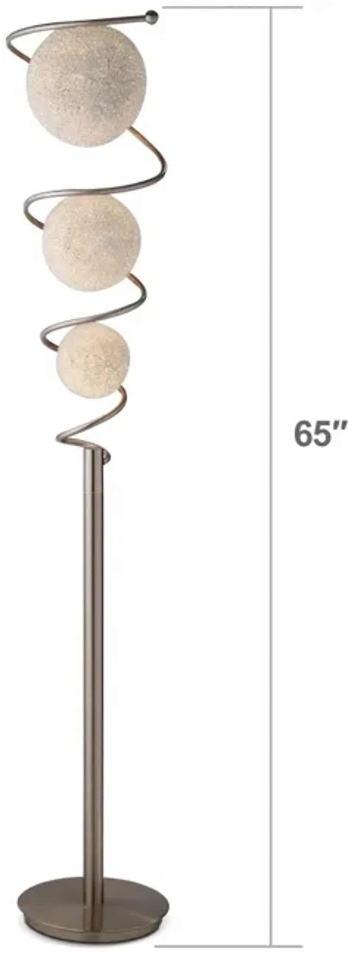 Metal Saturn 65'' Floor Lamp