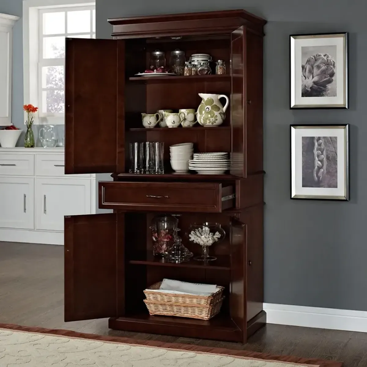 Midway Pantry - Mahogany